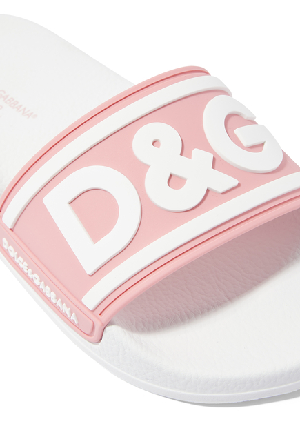 حذاء خفيف للأطفال بشعار DG مطاط